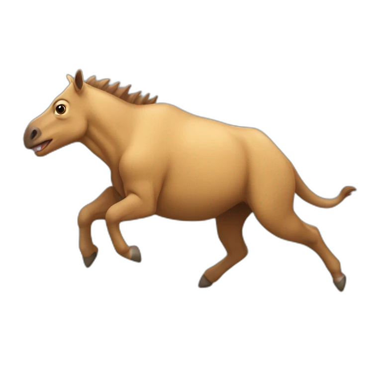 rinoceronte corriendo emoji