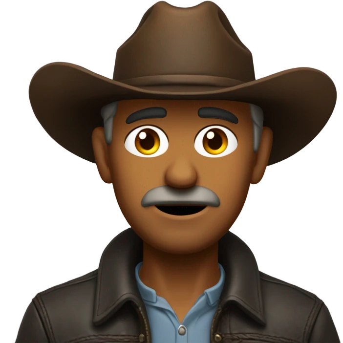 Sad Cowboy emoji