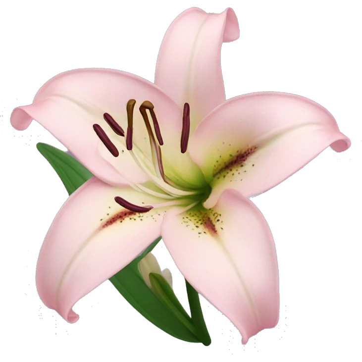 light pink lilium emoji