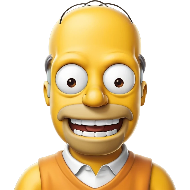 Homer sims on  emoji