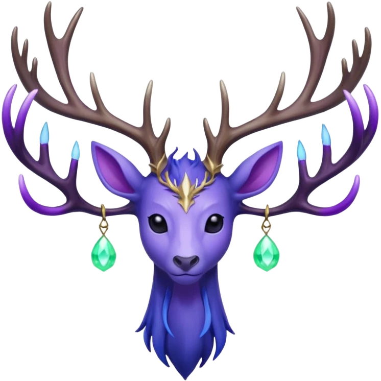 Pokemon legendary cian and purple  xerneas emoji