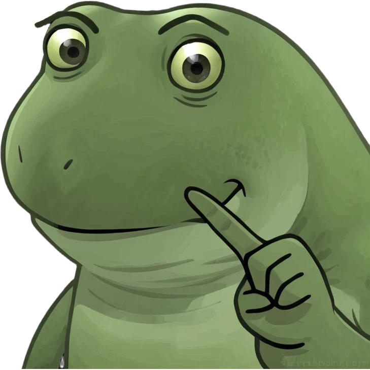 Tortue avec un doigt emoji
