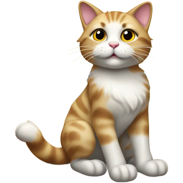 Cat on beach emoji