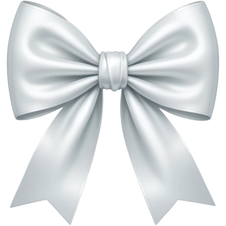 Moños blancos emoji