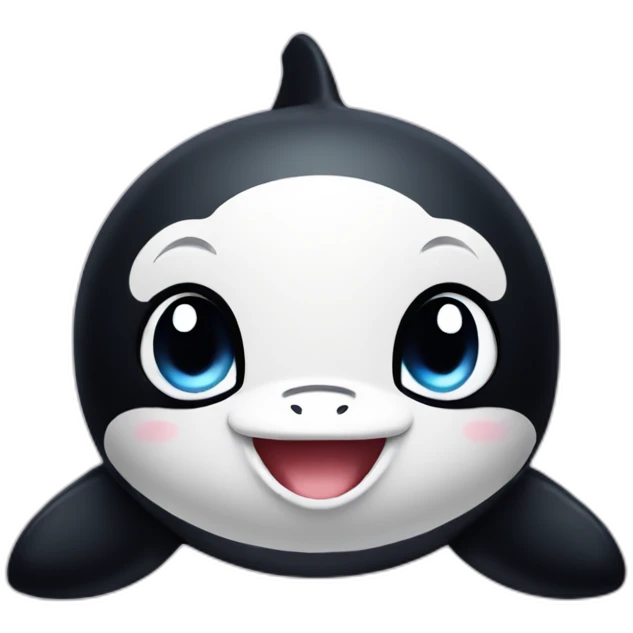 cute orca emoji