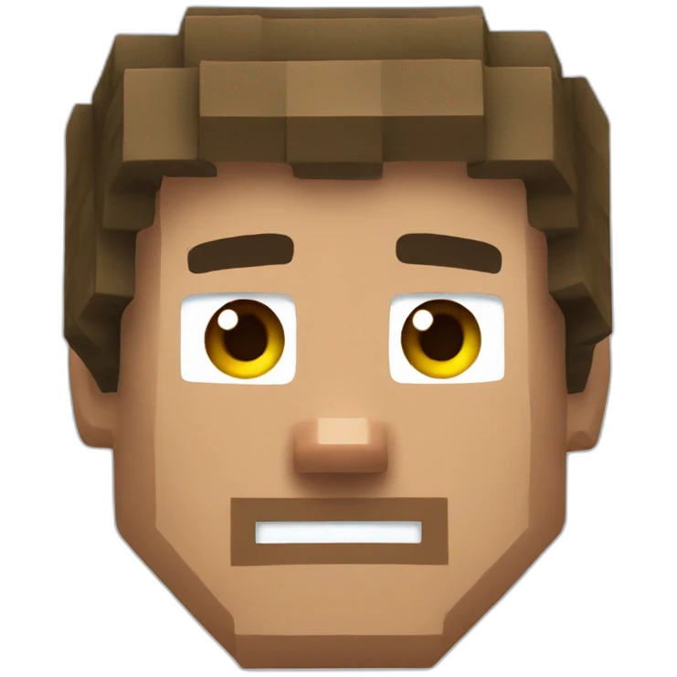 Steve minecraft emoji