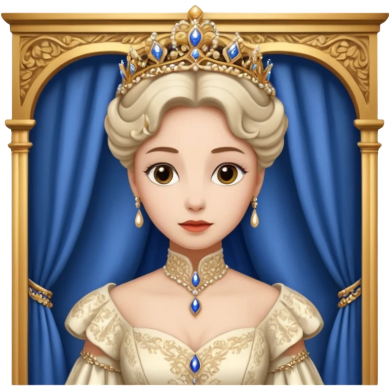 Character in Fairy Tale Beauty and Beast: Wardrobe Lady emoji