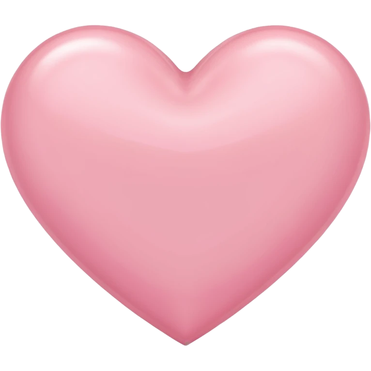 Light pink heart emoji