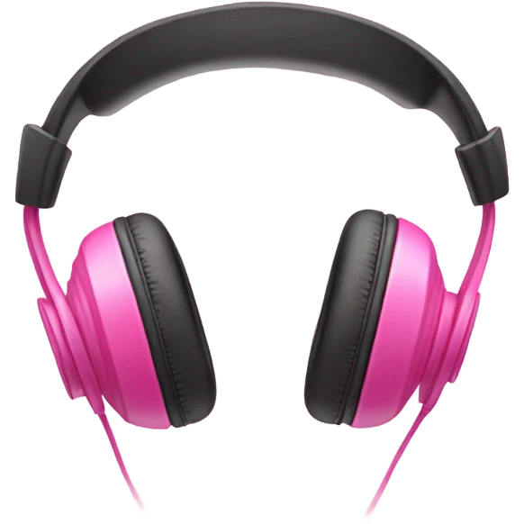 pink headphones with bows emoji