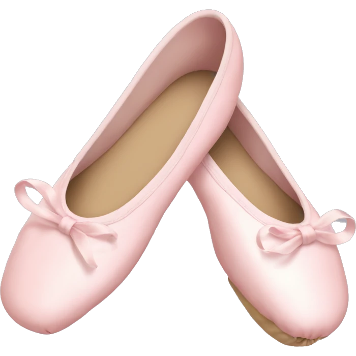 Pale pink ballet shoes emoji