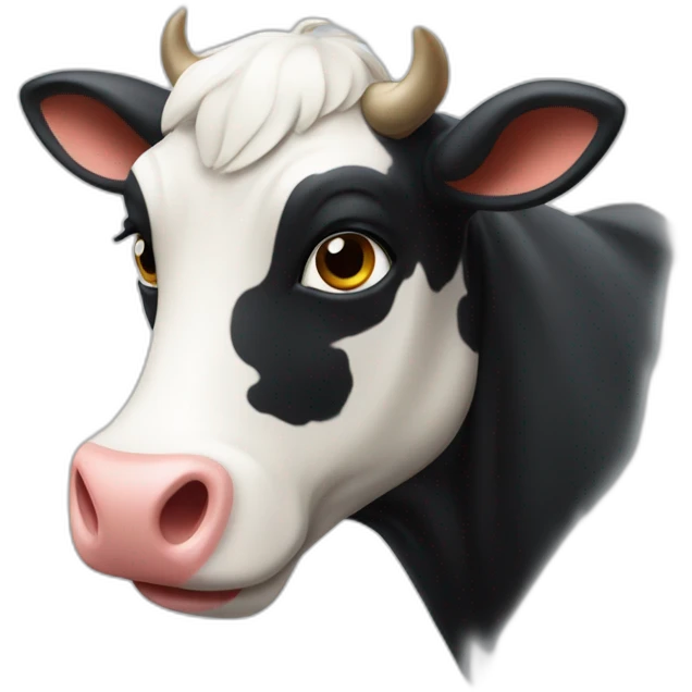 Fantôme vache mignon emoji
