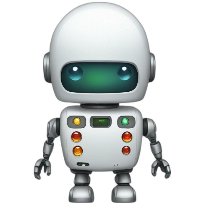 Christmas robot emoji