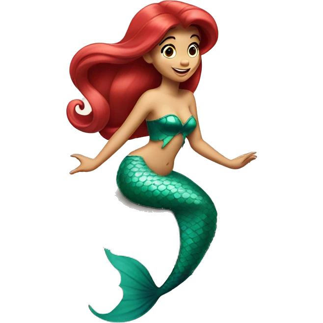 Ariel the little Mermaid  emoji