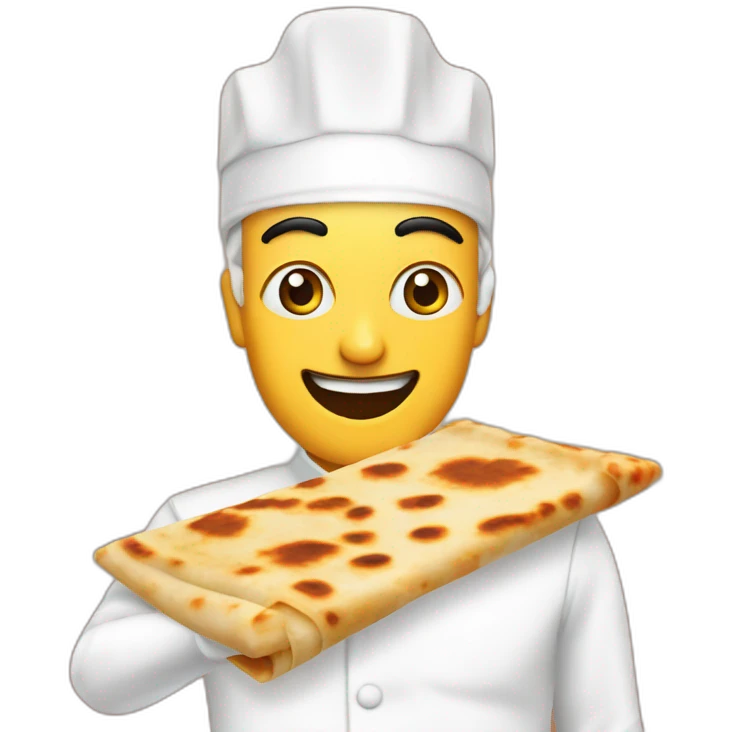Paneer with paratha  emoji