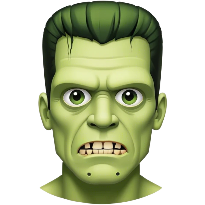 epic pop art Frankenstein emoji