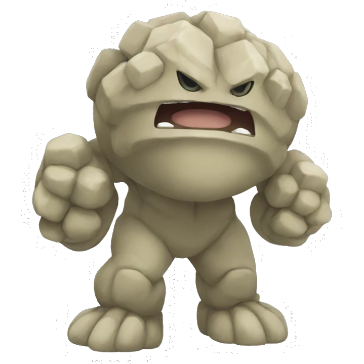 Geodude emoji