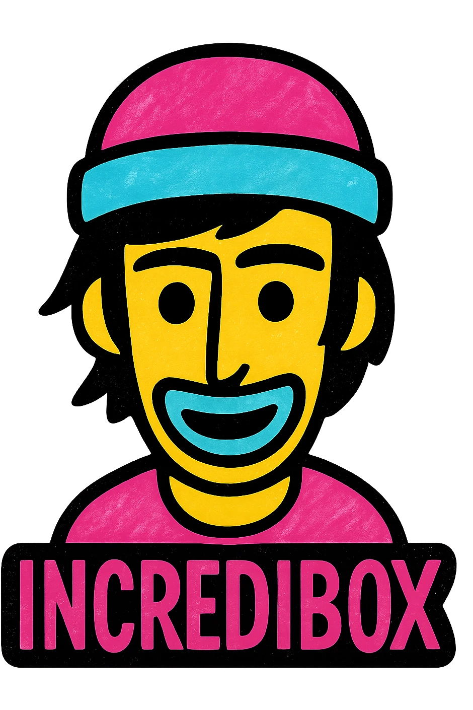 Incredibox in the style of an icon, colorful, vibrant, sprunki, flat design emoji
