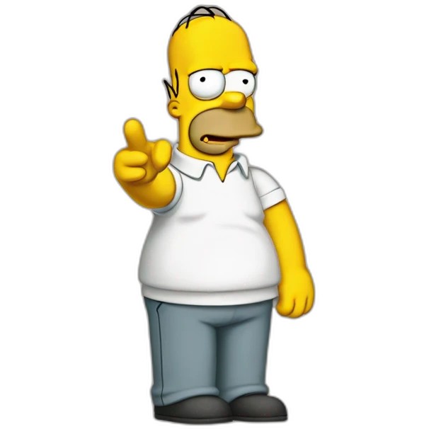 Homer simpson emoji
