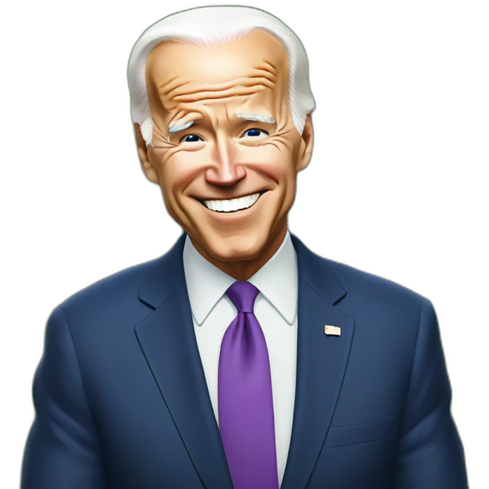Joe Biden celebrating 420 emoji
