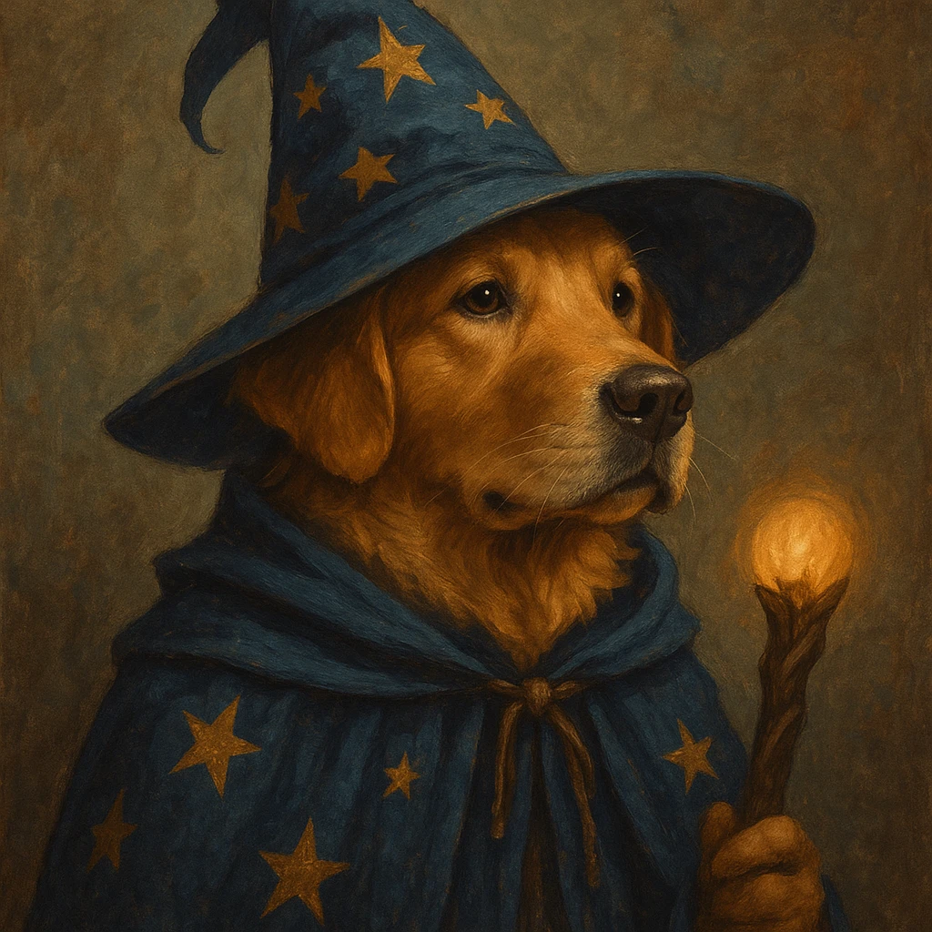 wizard dog2 emoji