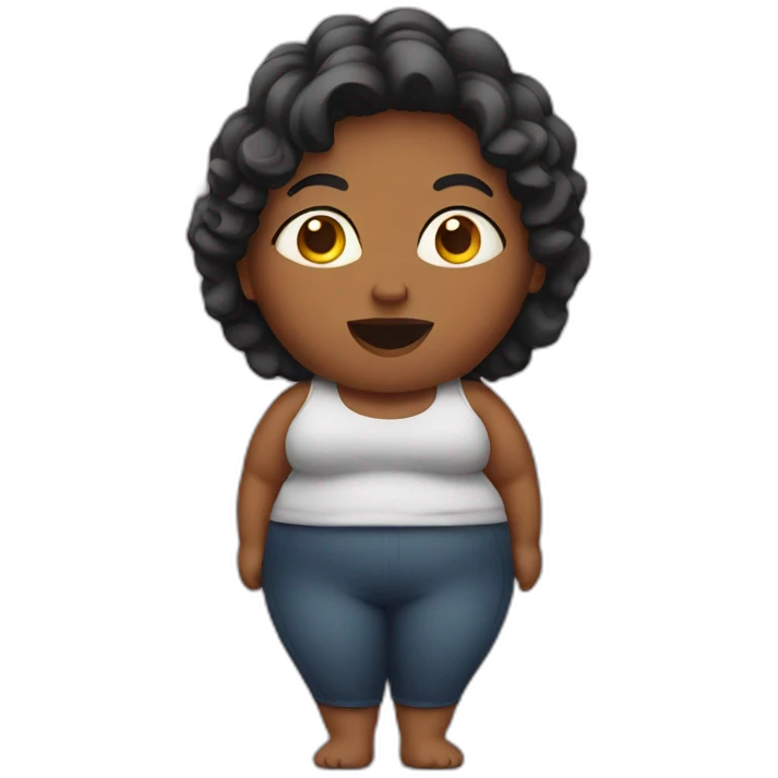 obesity femme emoji
