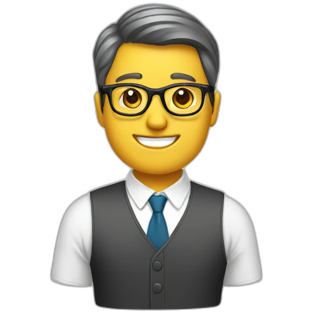 planner-wearing-glasses emoji