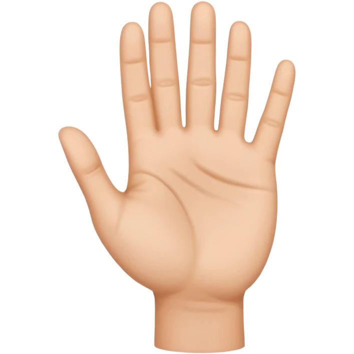 a hand saing no to something emoji
