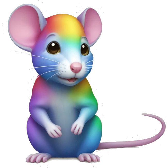 Rainbow Rat emoji