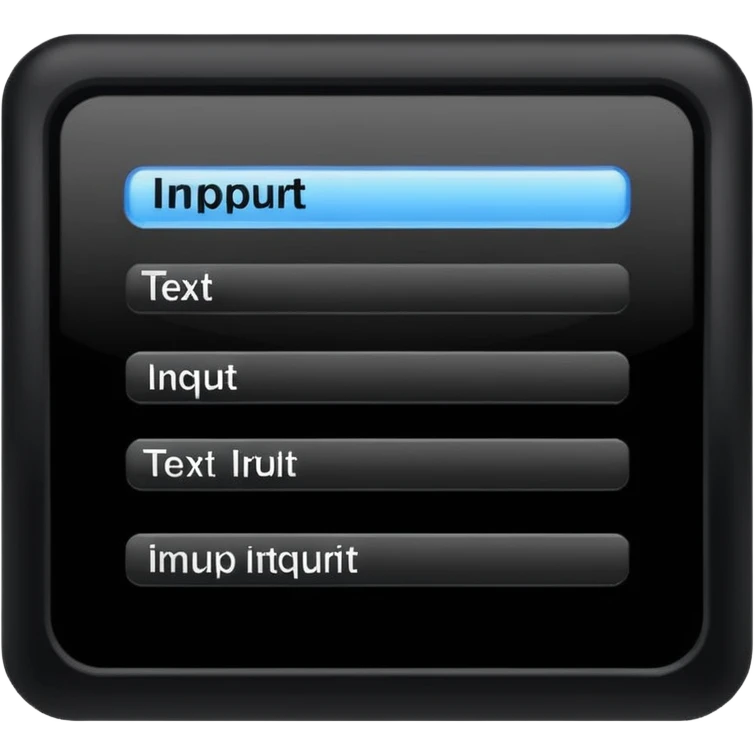 Text input with bold and italics buttons emoji