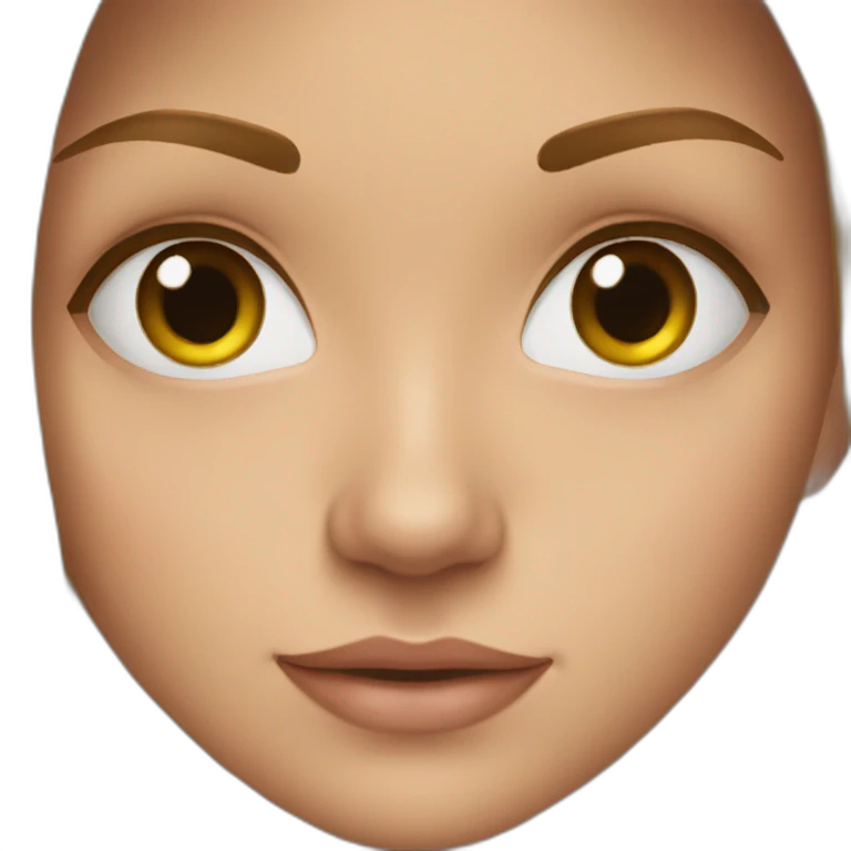 the girl's face below says Lena emoji