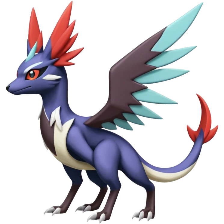 Nargacuga-Latias-Umbreon-Noivern-Silvally-Pokémon-Fakémon-fusion (full body) emoji