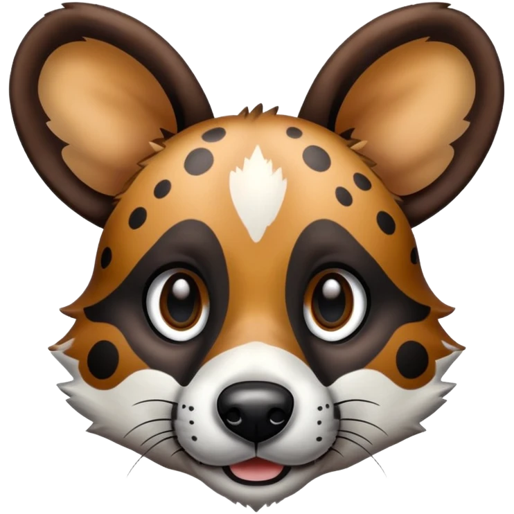 African wild dog emoji