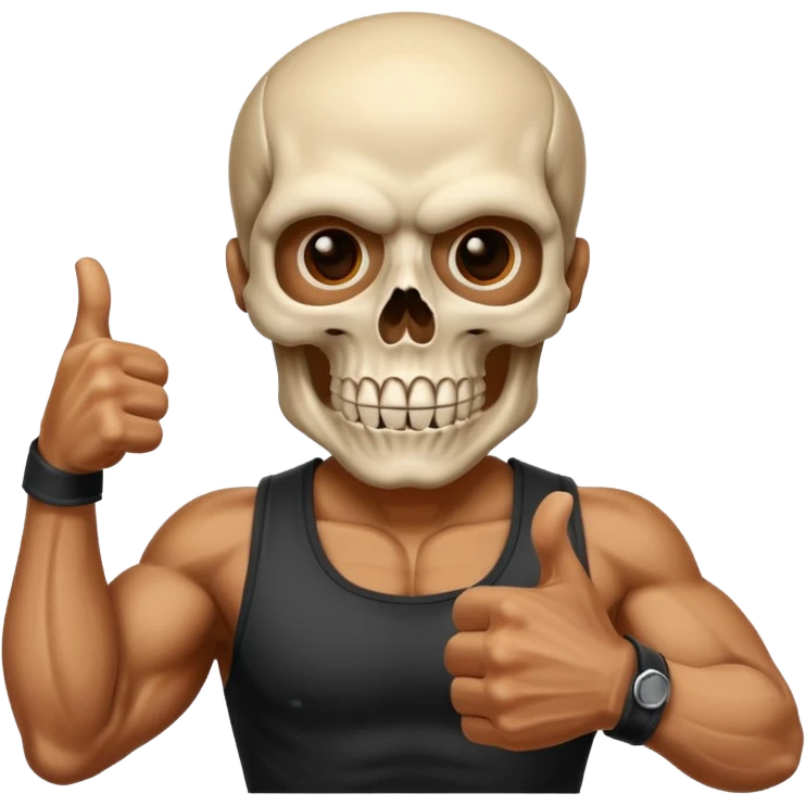 Emogi punisher giving thumbs up emoji