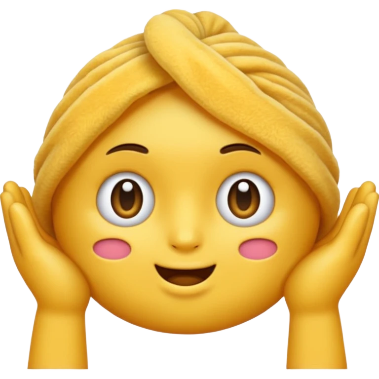 Un emoji qui ce frotte les mains et qui se lèche les babines avec un regard malicieux en coin emoji
