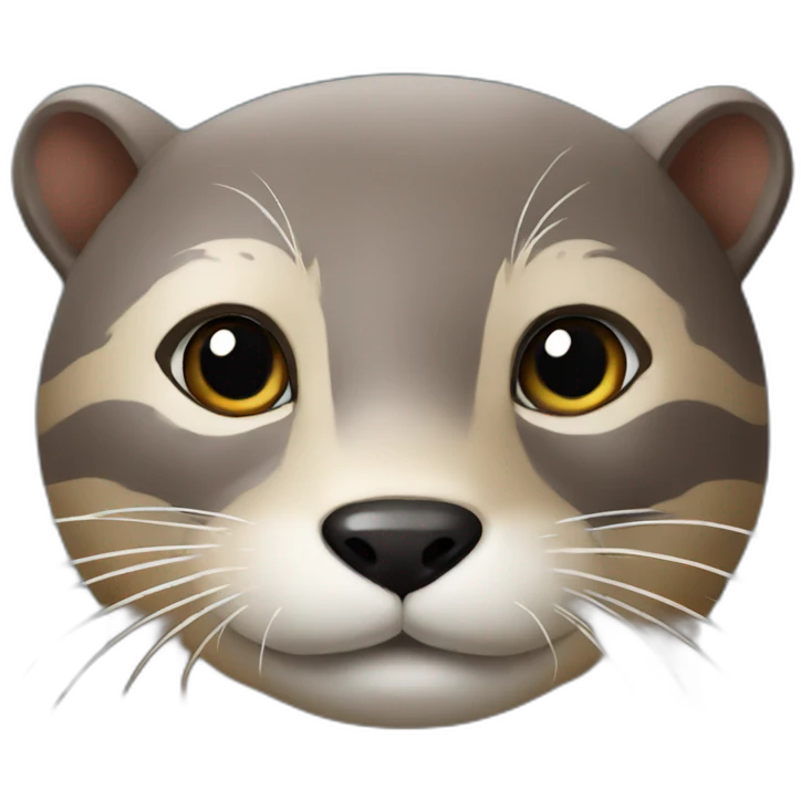 Loutre sur chat emoji