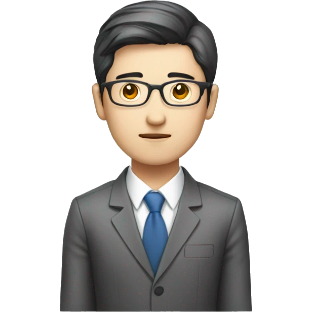 data analyst. Korean. Professional. Male emoji