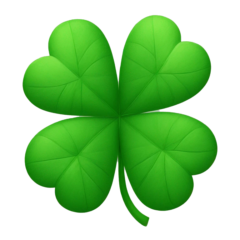 Five-leaf clover emoji