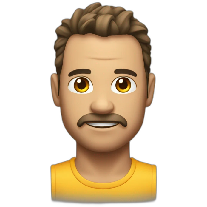 musculoso levantando pesas  emoji