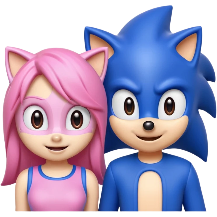 Sonic and Amy emoji