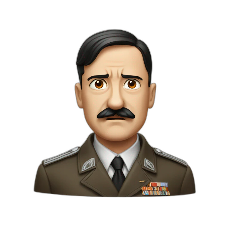 Hitler qui fait un salut emoji