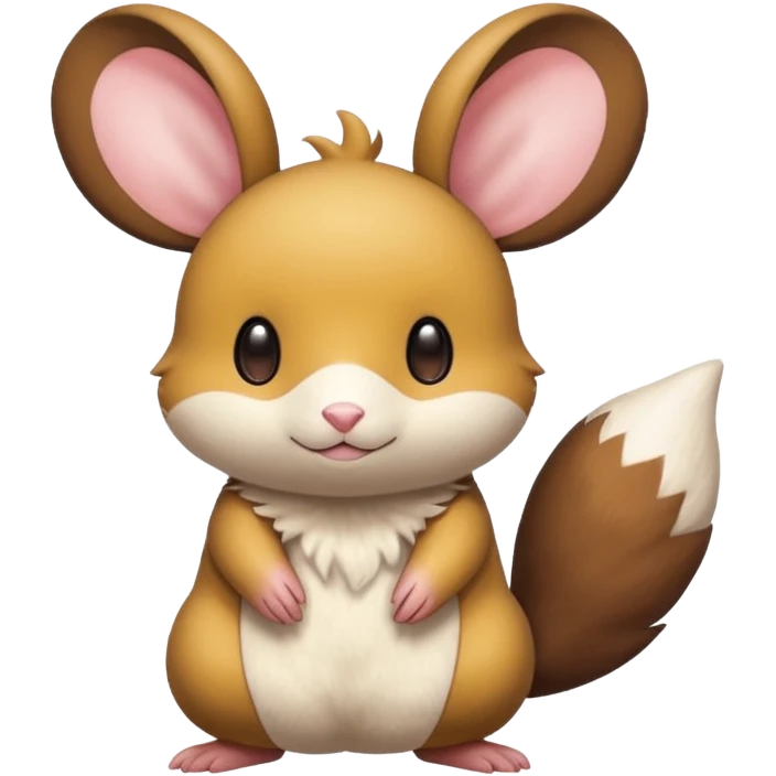 Teddiursa-Minccino-Dedenne-fusion  emoji