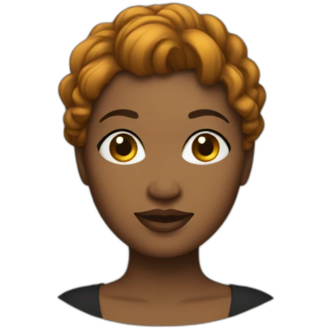 Curvy woman emoji