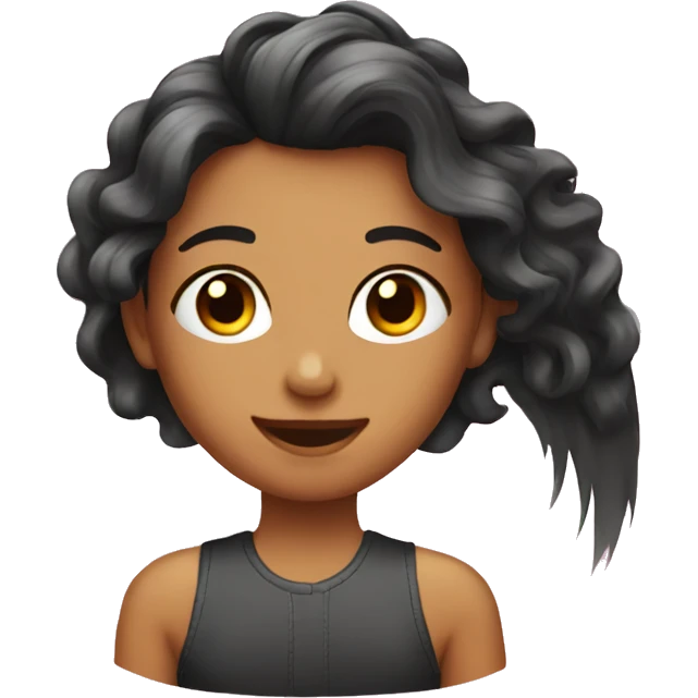 Girl getting haircut emoji
