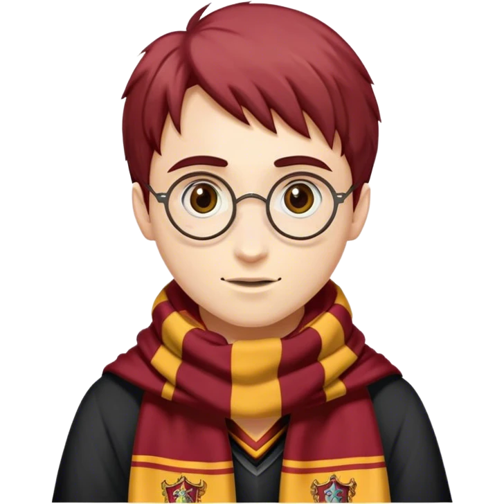 Harry Potter griffendor scarf ￼ emoji