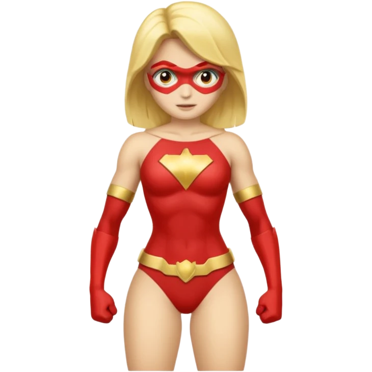 naked female super hero emoji
