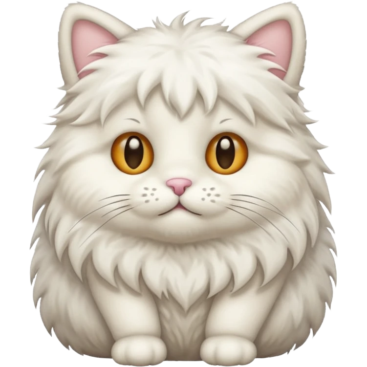 White teddy cat emoji
