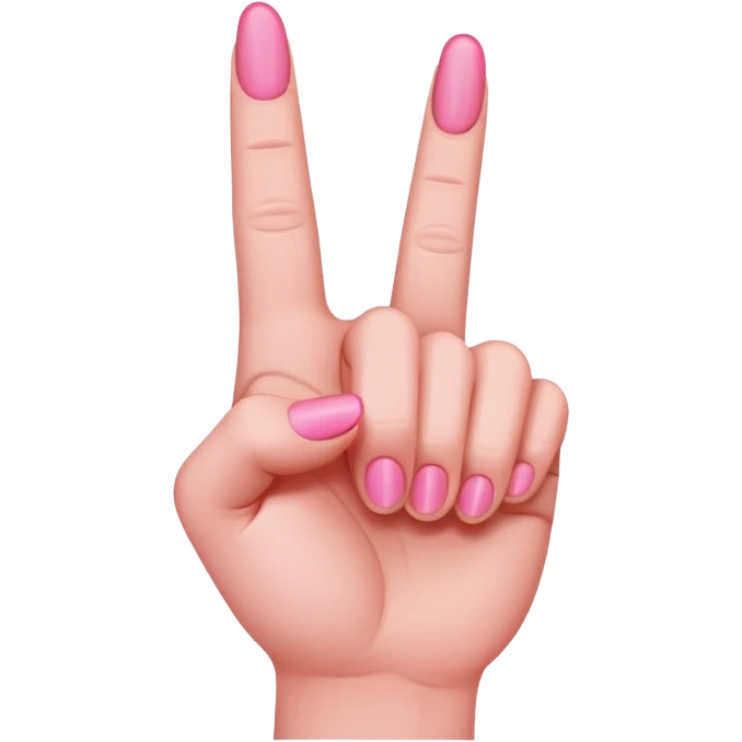 Pink Middle Finger  emoji