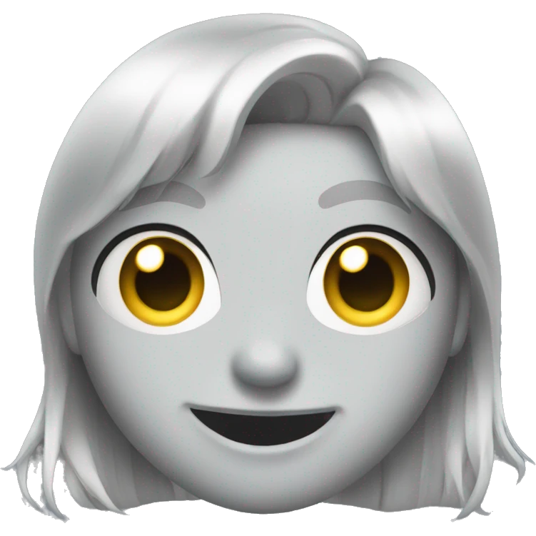 SILVER HEART EYES EMOJI emoji