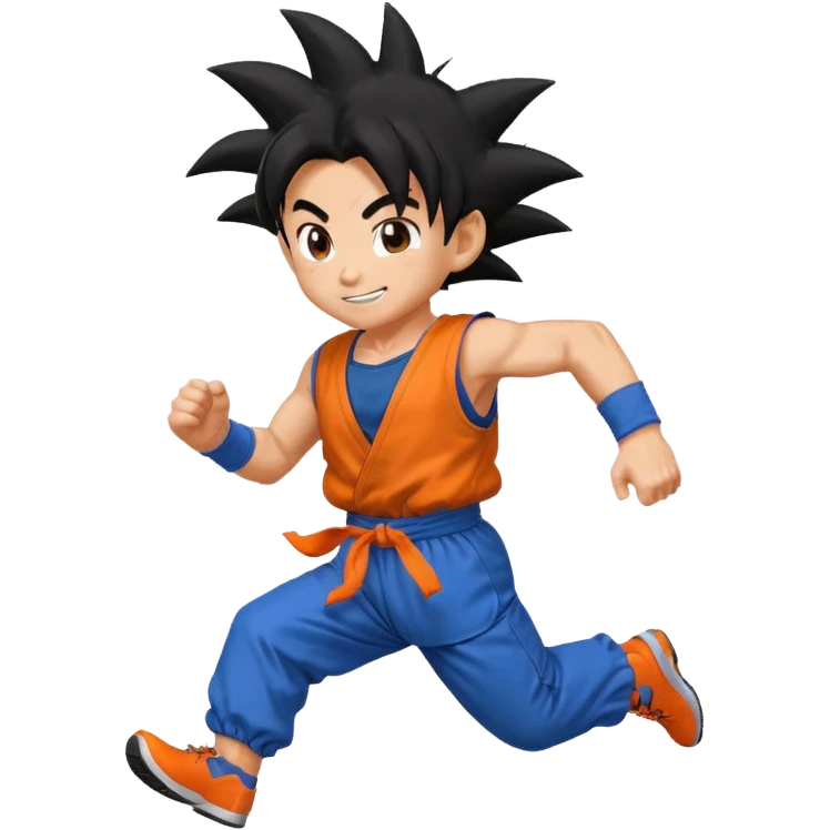 Goku 🐍🐉 run 😀🤣 emoji