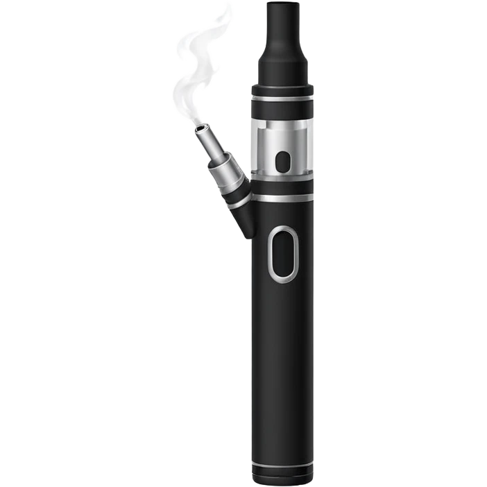 black simple classic Electronic cigarette emoji